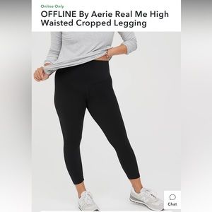 Aerie Offline Real Me Crop Legging